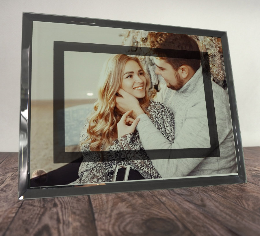 Glass picture frame for sublimation