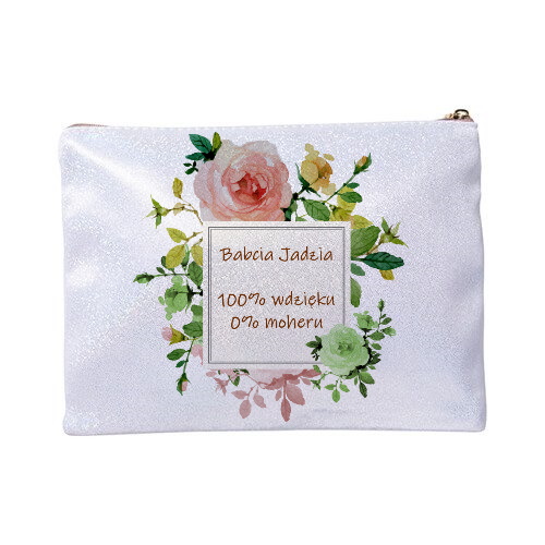 Glitter makeup bag for sublimation