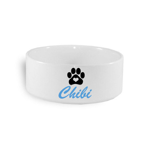 Ceramic bowl for pets for sublimation - small
