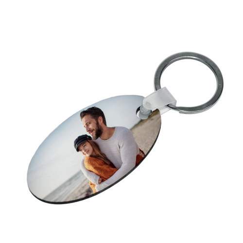 MDF keychain - oval - 10 pieces