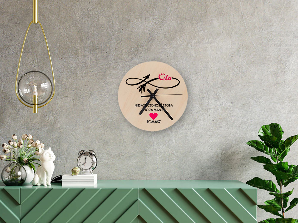 Plywood clock for sublimation