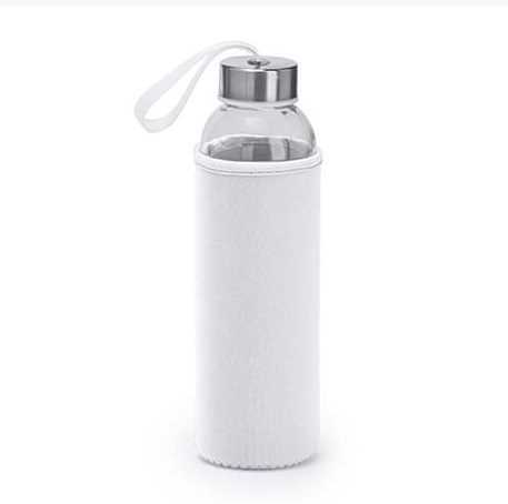 Glass bottle with a cover for sublimation