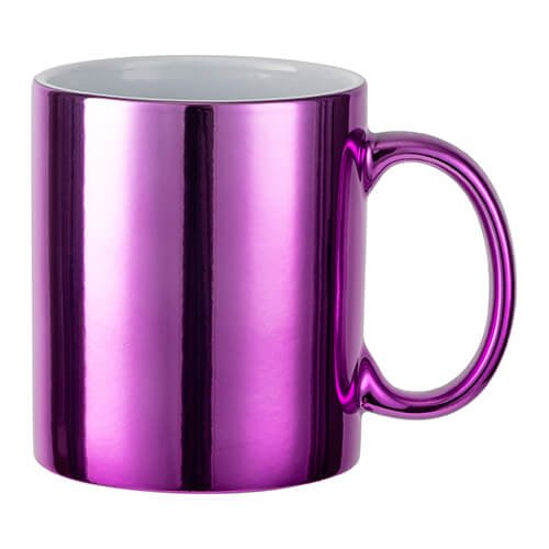 Glossy metallic sublimation mug