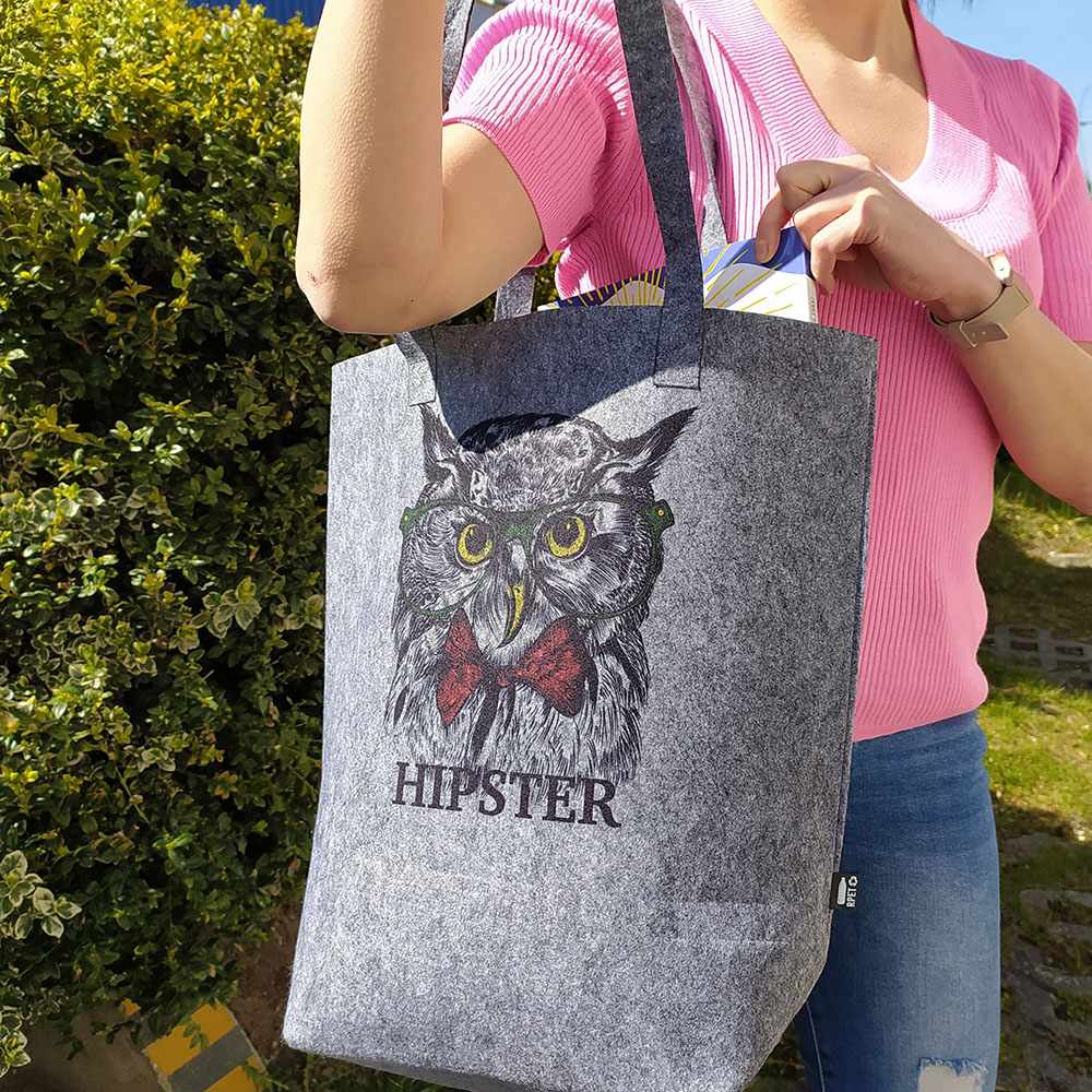 Felt vertical shopping bag for sublimation