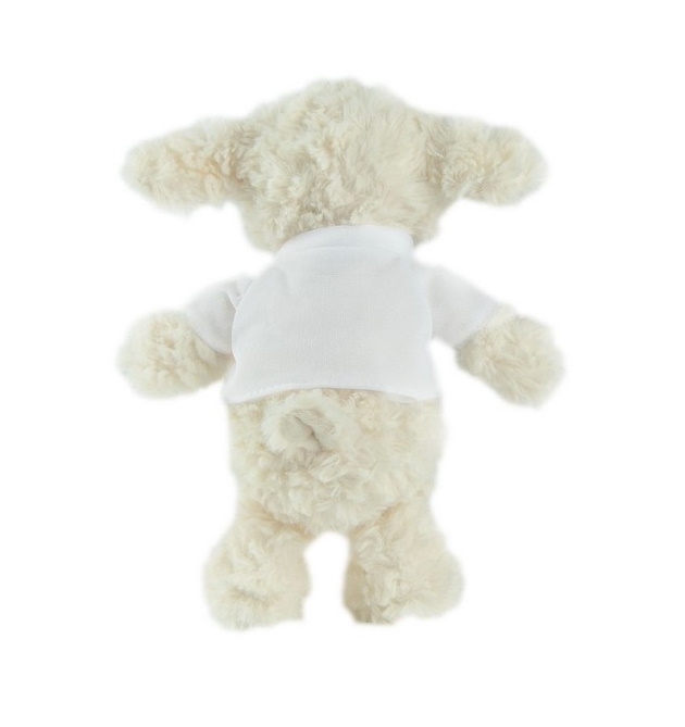 Teddy sheep with a white T-shirt for sublimation