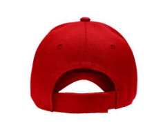 Peaked cap 6-panels velcro closure