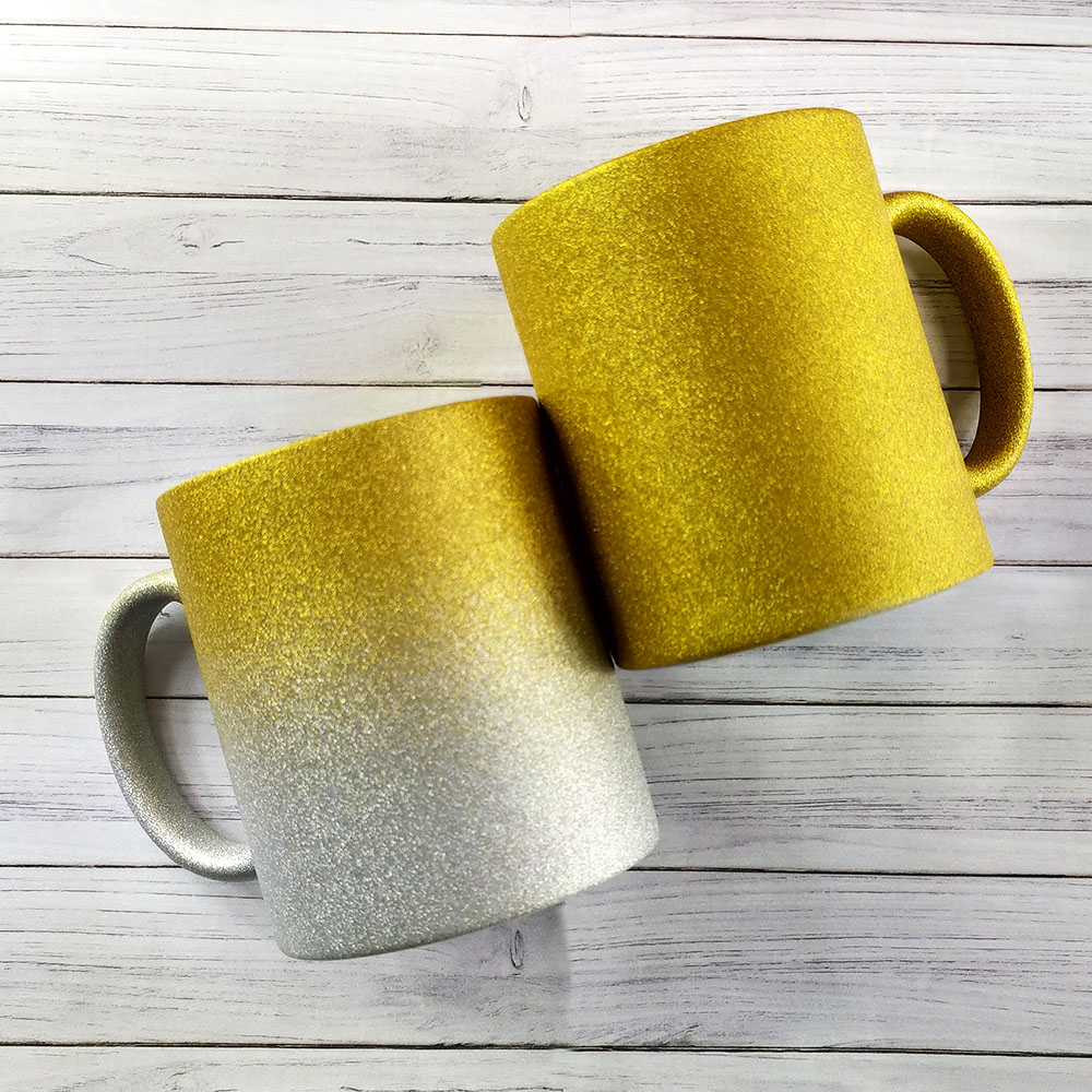 Glitter sublimation mug