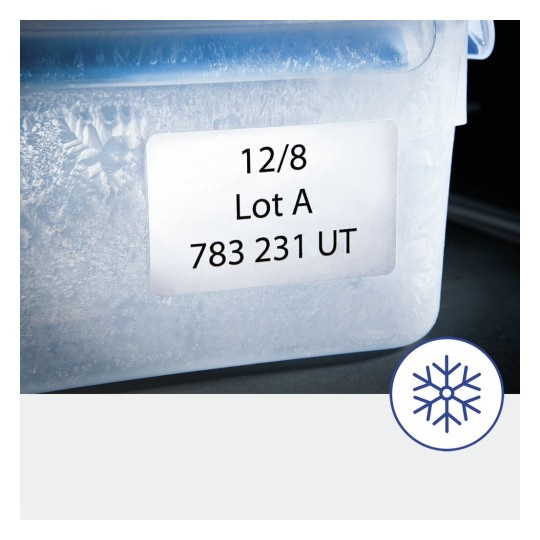 Self-Stick Deep Freeze Freezer Labels, Stickers for Frozen Food Packaging