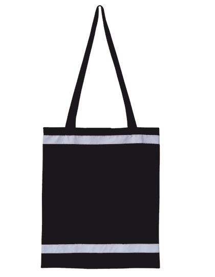 Reflective shopping bag - long handles - 10 pieces