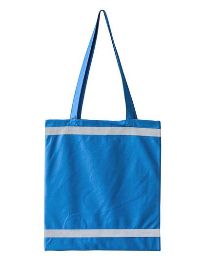 Reflective shopping bag - long handles - 10 pieces