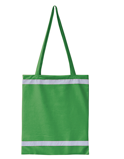 Reflective shopping bag - long handles - 10 pieces