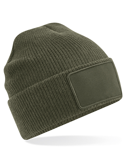 Removable Patch Thinsulate Beanie - winter cap