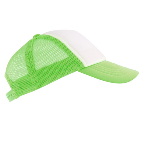 Kids cap with mesh back panels for sublimation