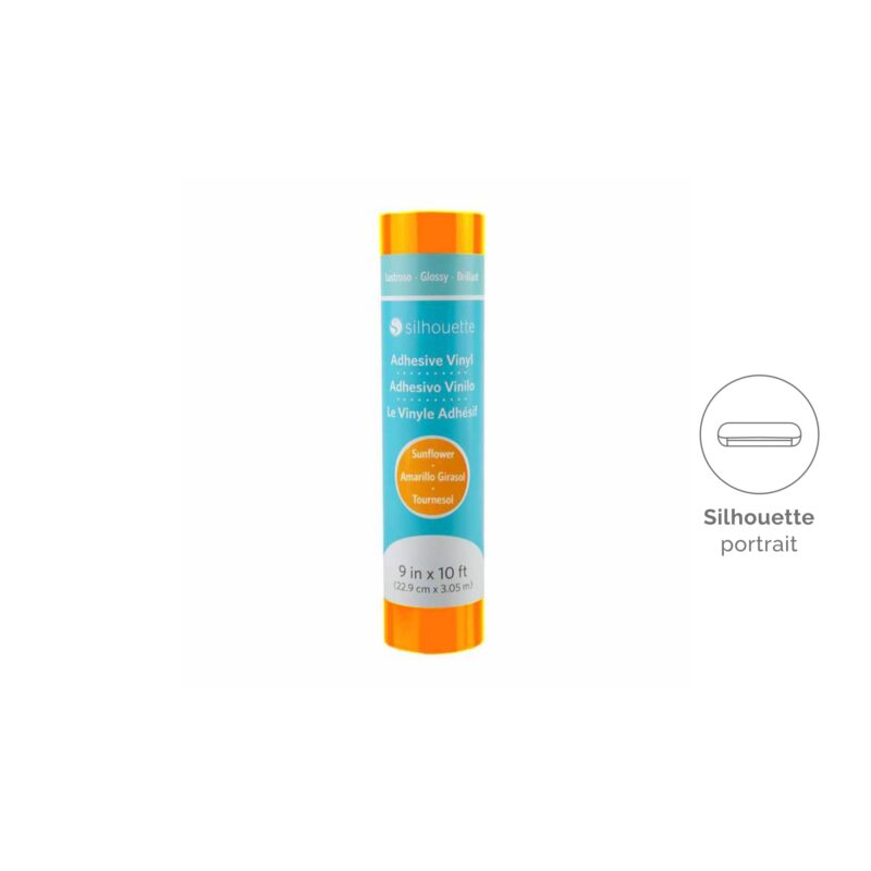 Silhouette adhesive vinyl - 23cm - orange