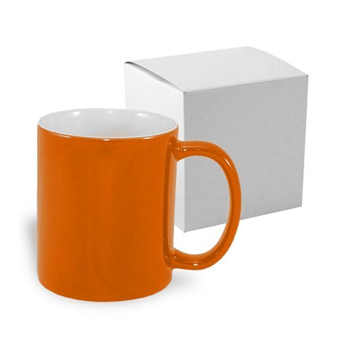 Thermo mug changing colours for sublimation overprint - red