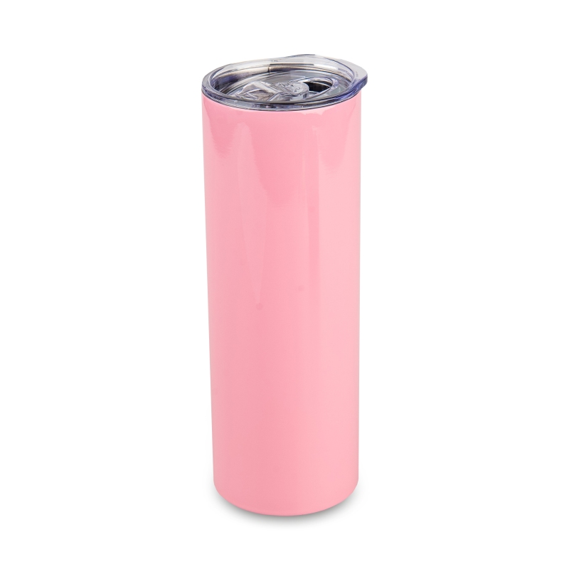 Tumbler mug with straw for sublimation