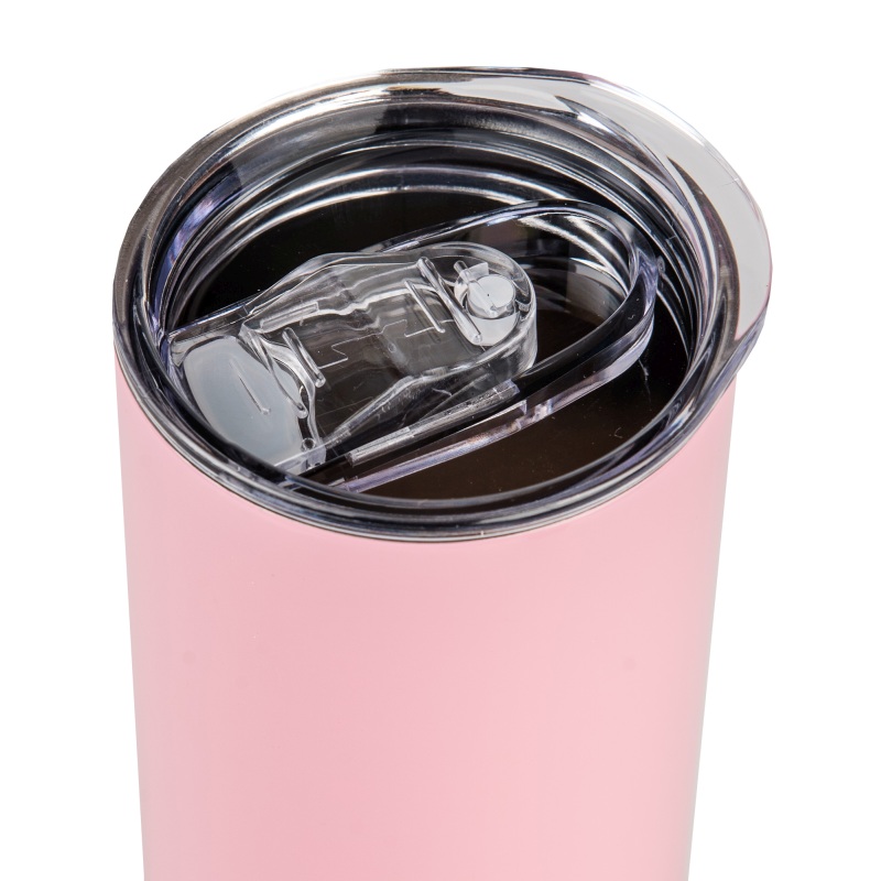 Tumbler mug with straw for sublimation