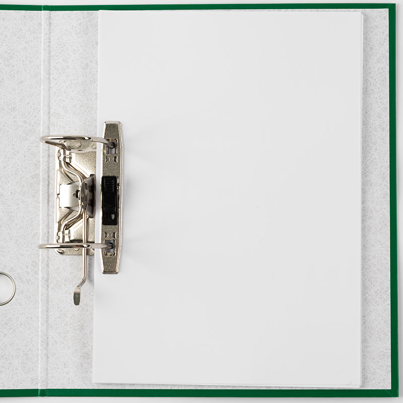 Lever-arch mechanisms used in ring binders