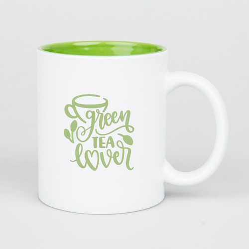 White laser engraving mug - color inside