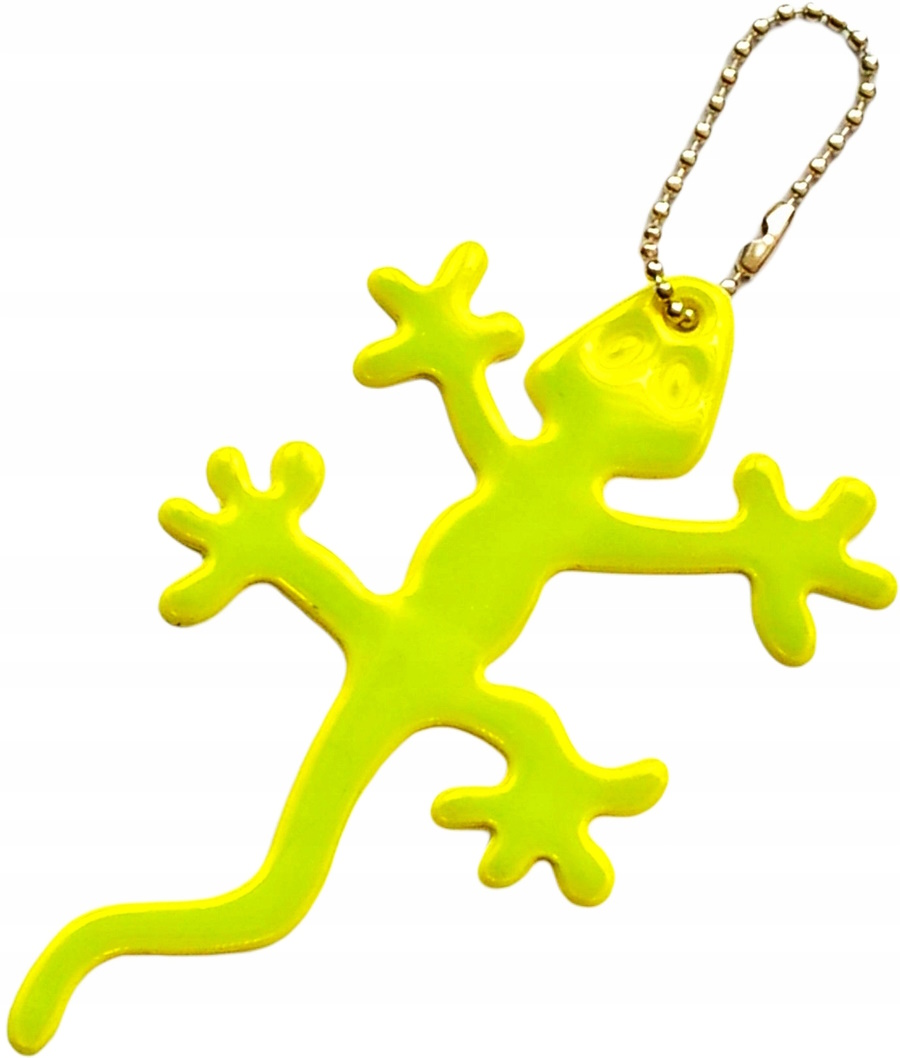 Reflective label - keychain - lizard