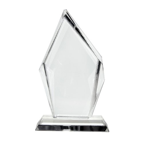 Diamond glass statuette for sublimation