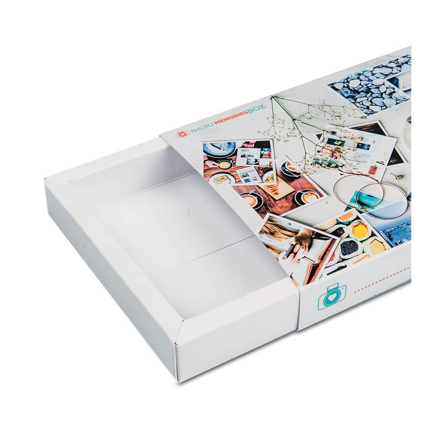 Decorative photo cardboard box - memories - 5 pieces