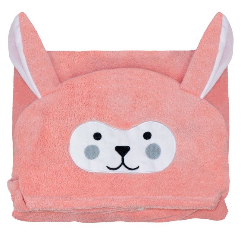 Childrens hooded towel - rabbit