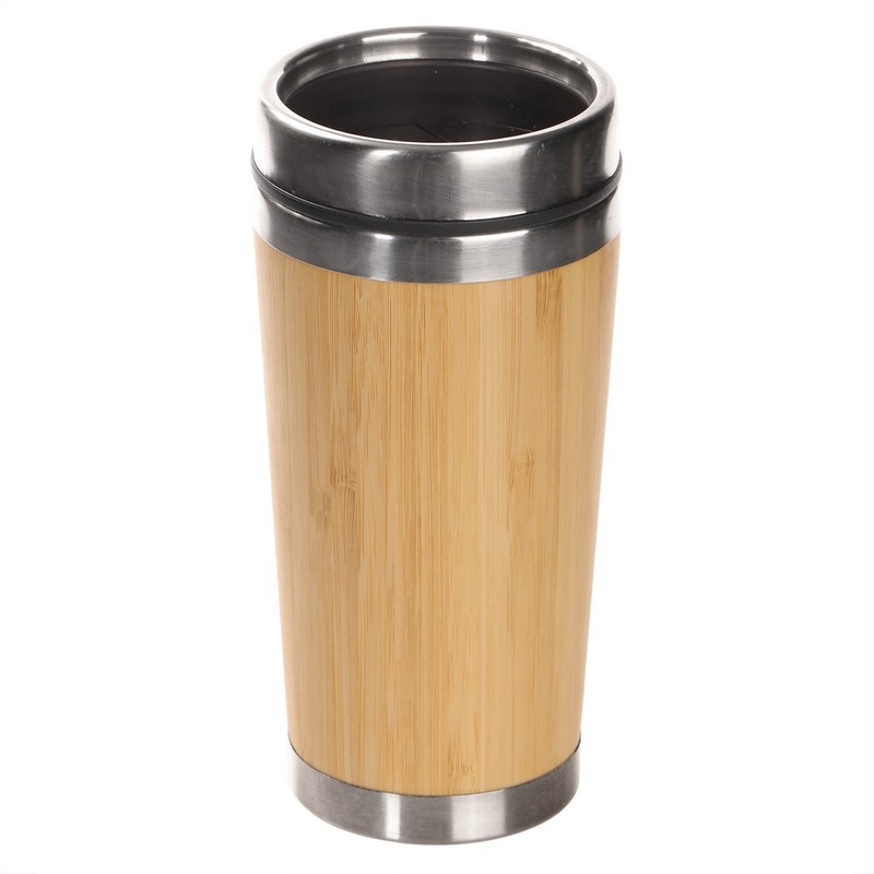 Bamboo thermal mug