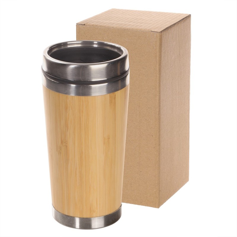 Bamboo thermal mug