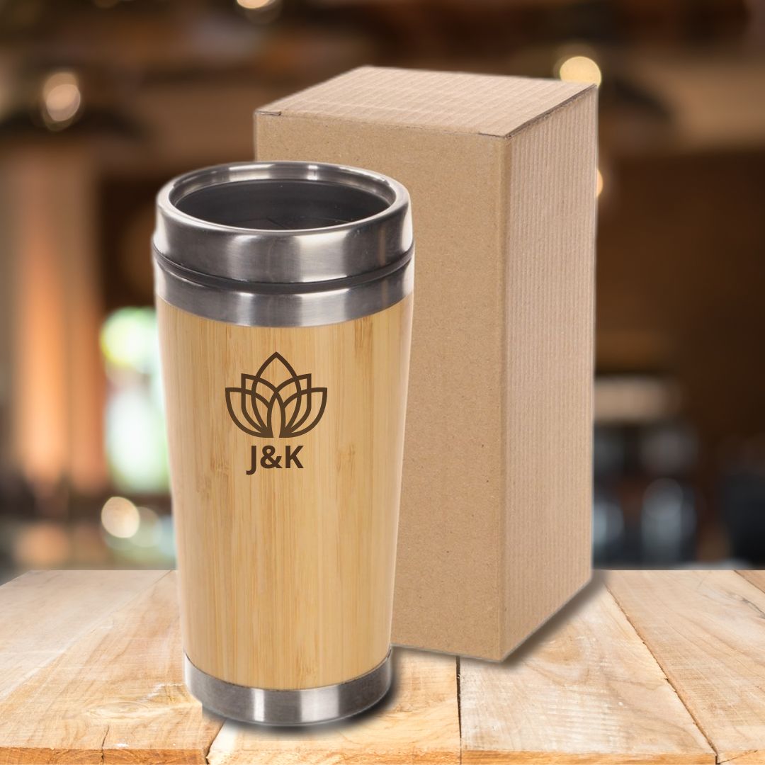 Bamboo thermal mug