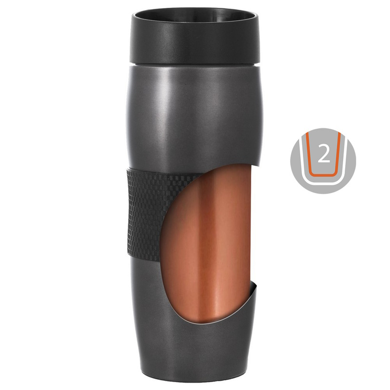 Steel thermal mug