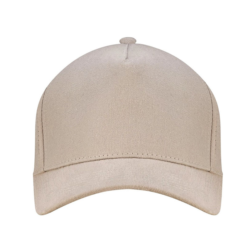 Peaked cap 5-panels with metal clip