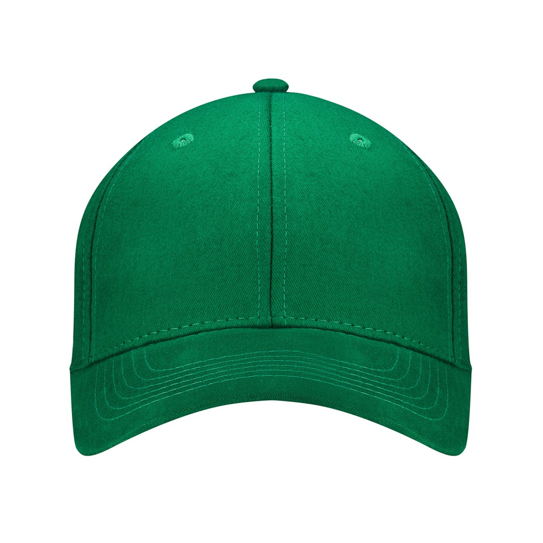 Peaked cap 6-panels with metal clip