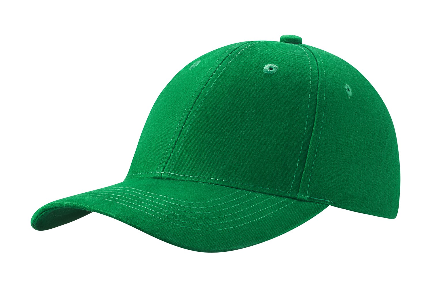 Peaked cap 6-panels with metal clip