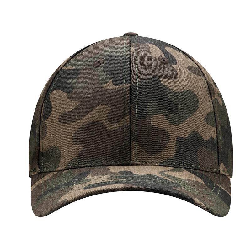 Peaked cap 6-panels with metal clip