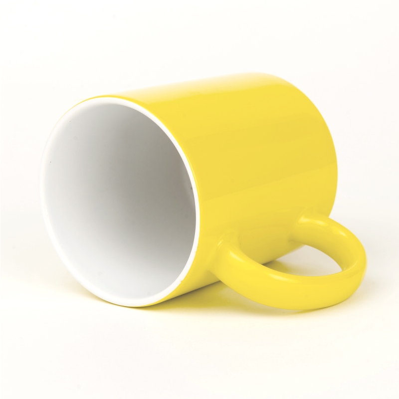 Color mug for sublimation - white inside