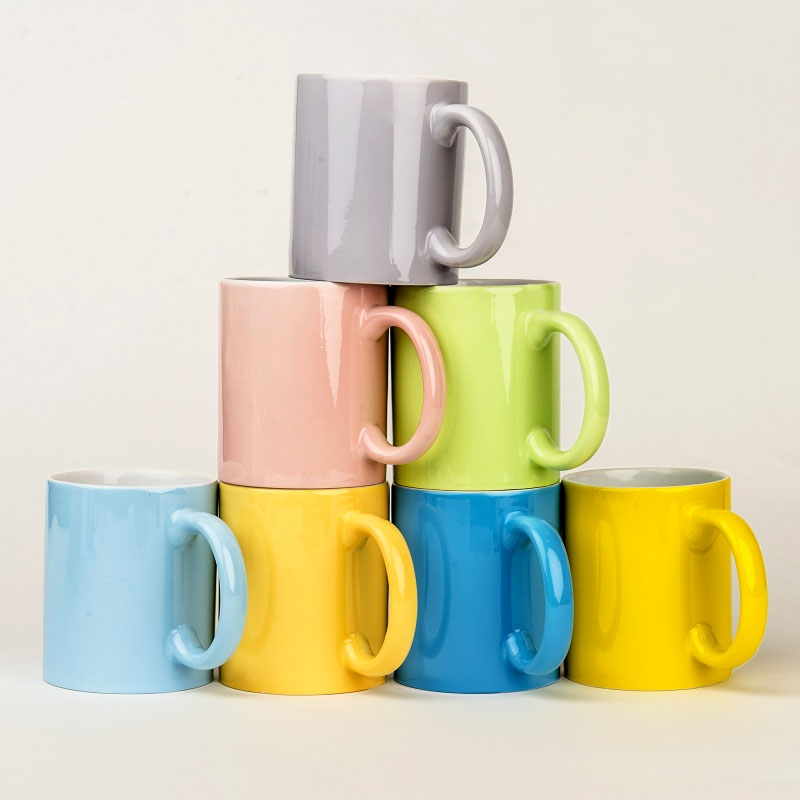 Color mug for sublimation - white inside