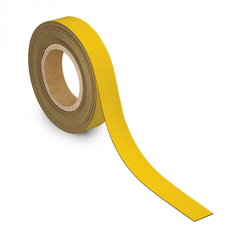 Magnetic labelling tape