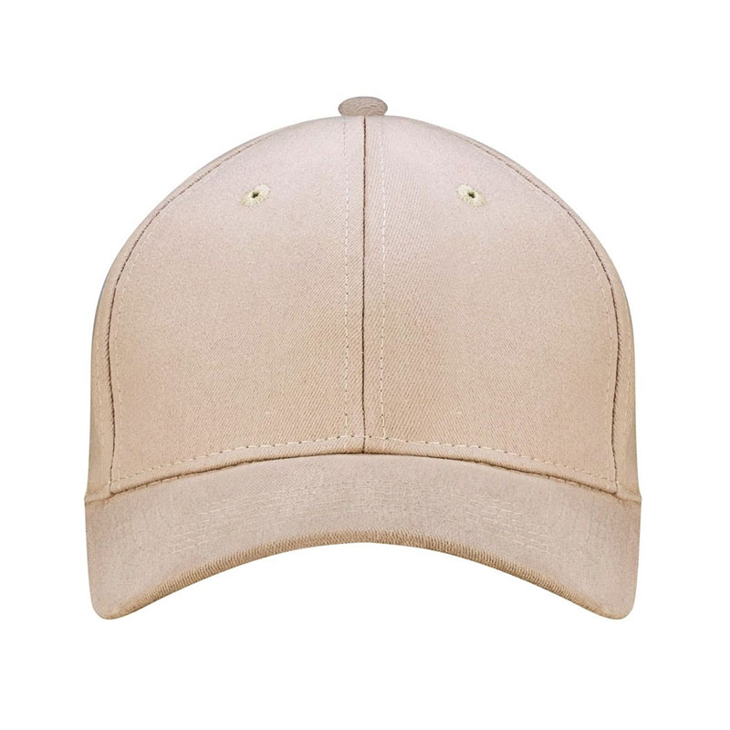 Peaked cap 6-panels with metal clip