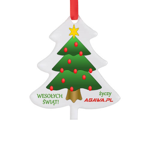 Acrylic pendant - christmas tree