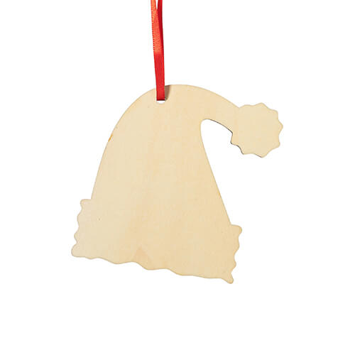 Wooden hanger - Santa Claus hat