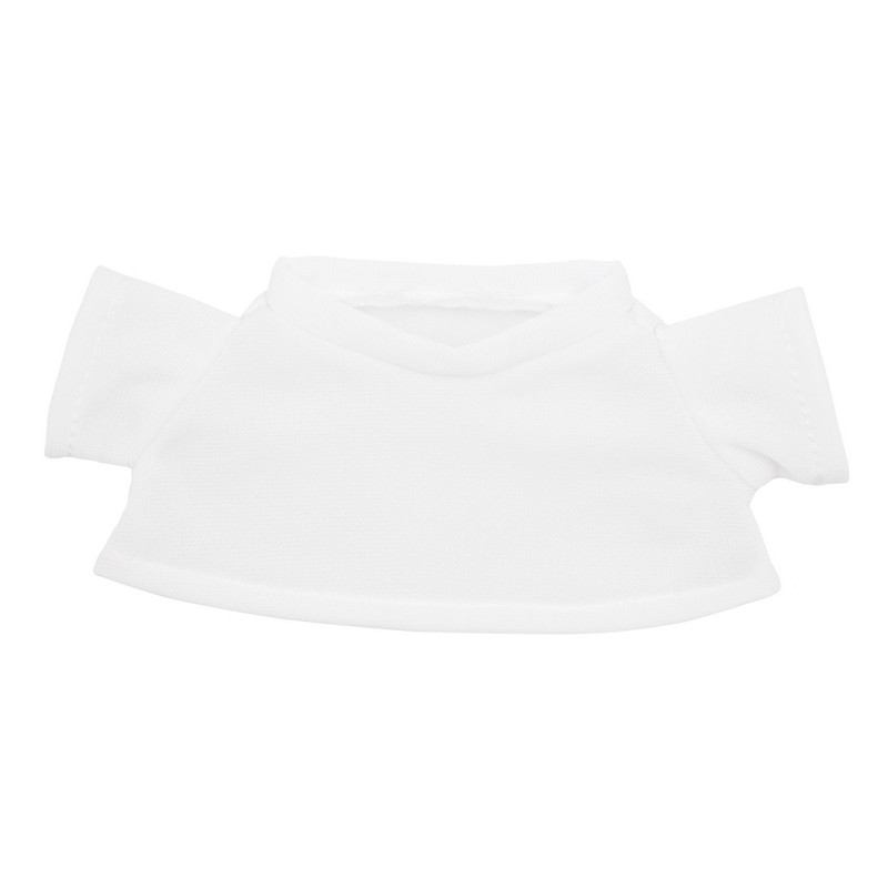 Teddy bear with a white T-shirt for sublimation