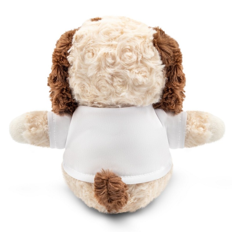 Teddy dog with a white T-shirt for sublimation