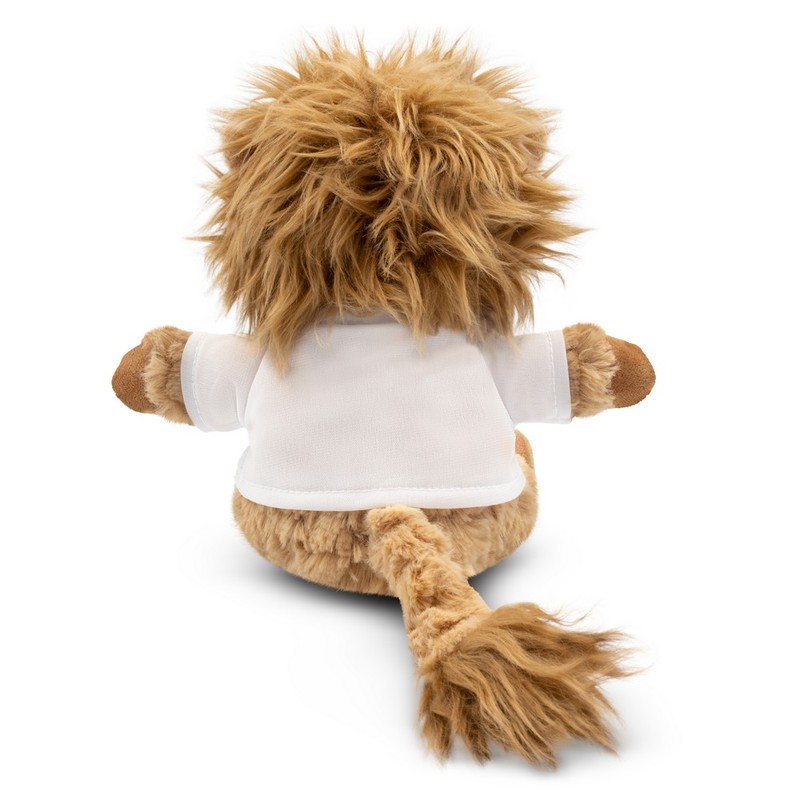Teddy lion with a white T-shirt for sublimation