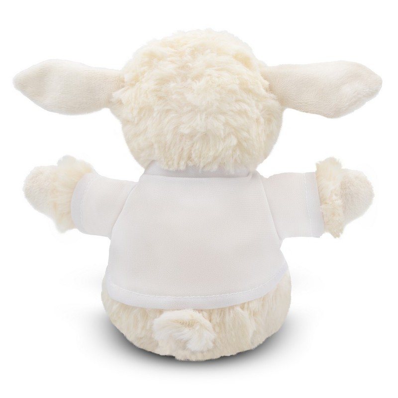 Teddy sheep with a white T-shirt for sublimation