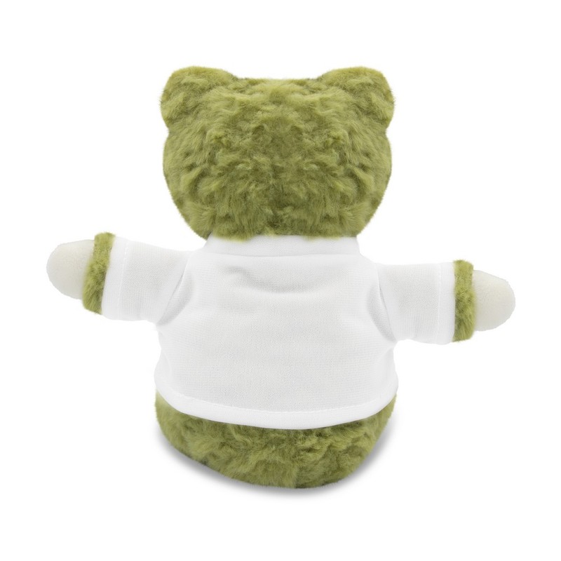 Teddy frog with a white T-shirt for sublimation