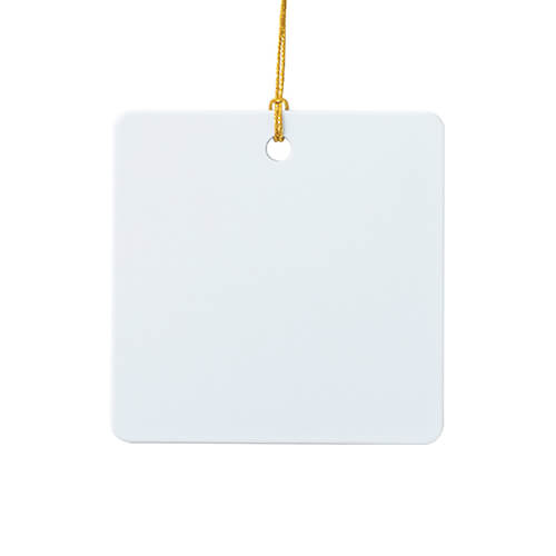 Plastic pendant - square