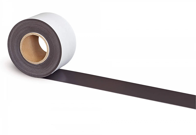 Self-adhesive magnetic tape