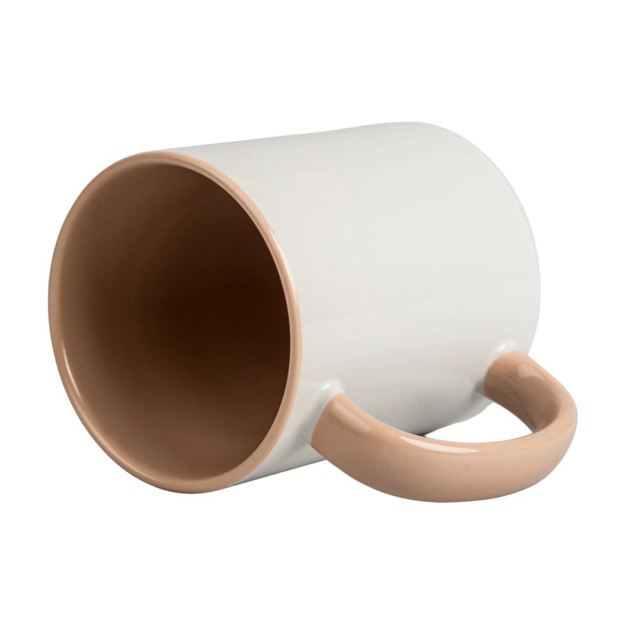 Inside and handle color sublimation mug