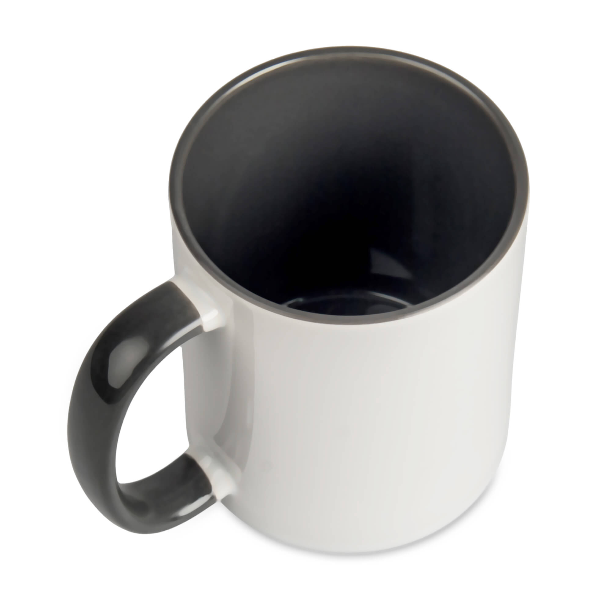 Inside and handle color sublimation mug